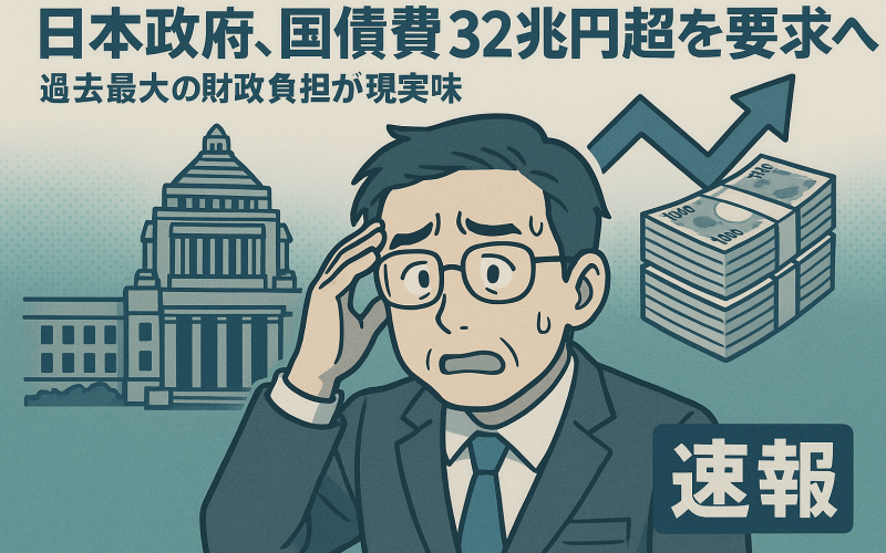 日本財務省、2026年度予算で国債費“過去最大”を要求へ
