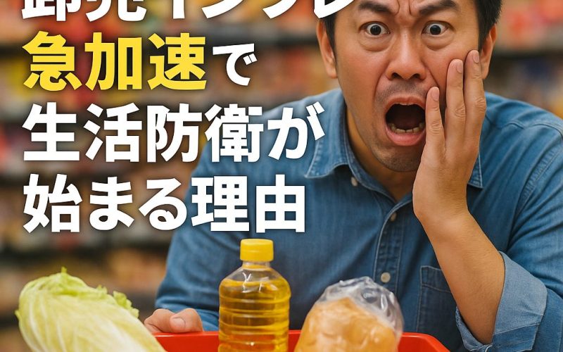 「またもや物価に押される日常」卸売インフレ急加速で生活防衛が始まる理由