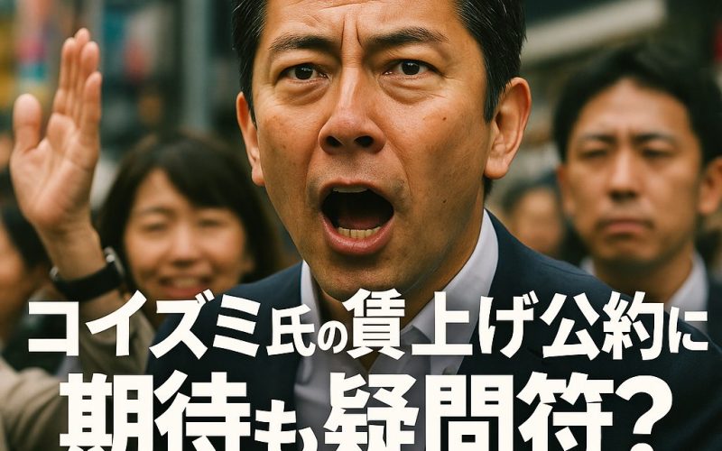 コイズミ氏の賃上げ公約に期待も疑問符？「給料上げれば全て解決」の幻想